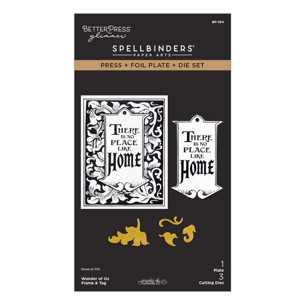 Wonder of Oz Frame & Tag Press + Foil Plate & Die Set by Graphic 45