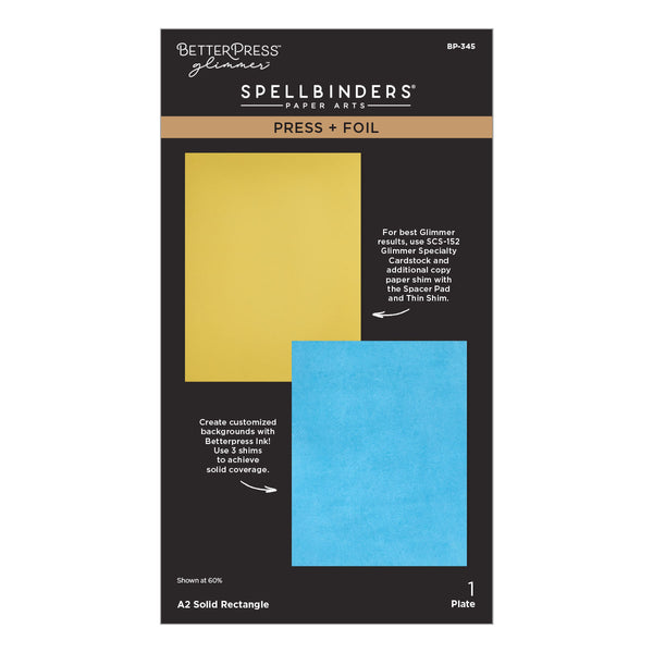 A2 Solid Rectangle Press + Foil Plate - 9/23 Consumer Launch