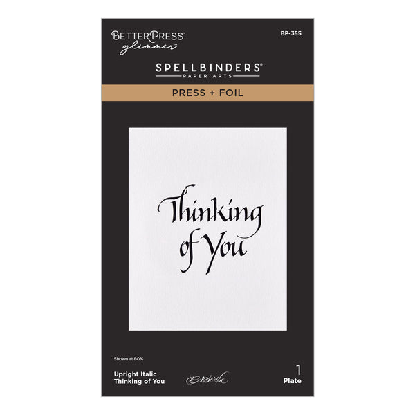 Upright Italic Everyday Sentiments Press + Foil Bundle by Paul Antonio