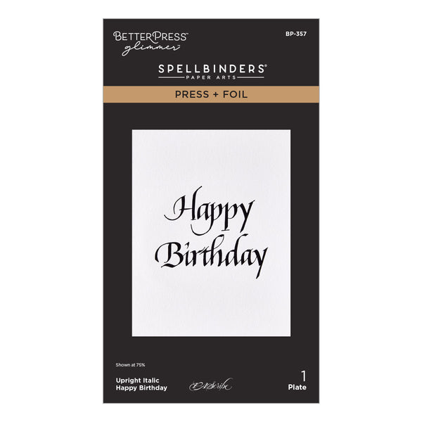 Upright Italic Everyday Sentiments Press + Foil Bundle by Paul Antonio