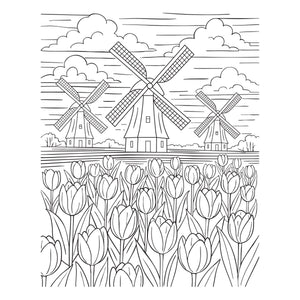 Windmills and Tulips Press + Foil Plate and Stencil Bundle by Yana Smakula