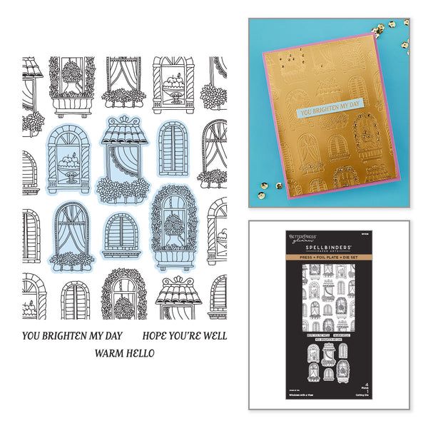 Windows with a View Press + Foil Plate & Die Set - 9/23 Consumer Launch