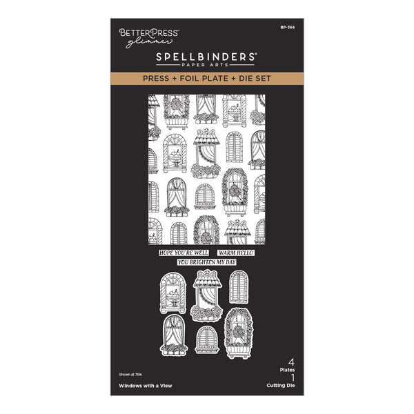 Windows with a View Press + Foil Plate & Die Set - 9/23 Consumer Launch