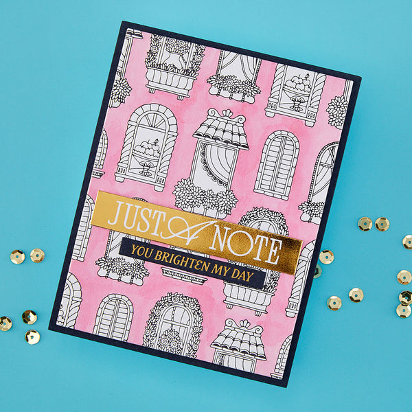 Windows with a View Press + Foil Plate & Die Set - 9/23 Consumer Launch