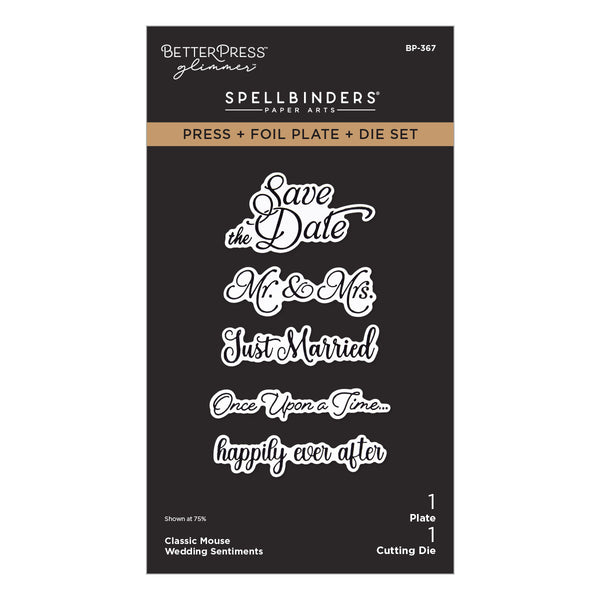 Classic Mouse Wedding BetterPress Bundle