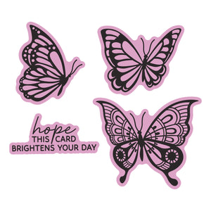 Bright Butterflies Press + Foil Plate & Die Set - 9/23 Consumer Launch