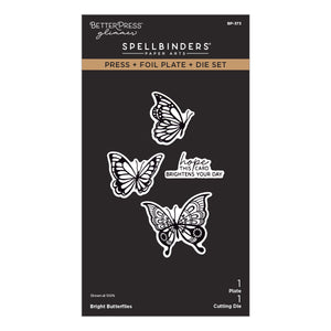 Bright Butterflies Press + Foil Plate & Die Set - 9/23 Consumer Launch