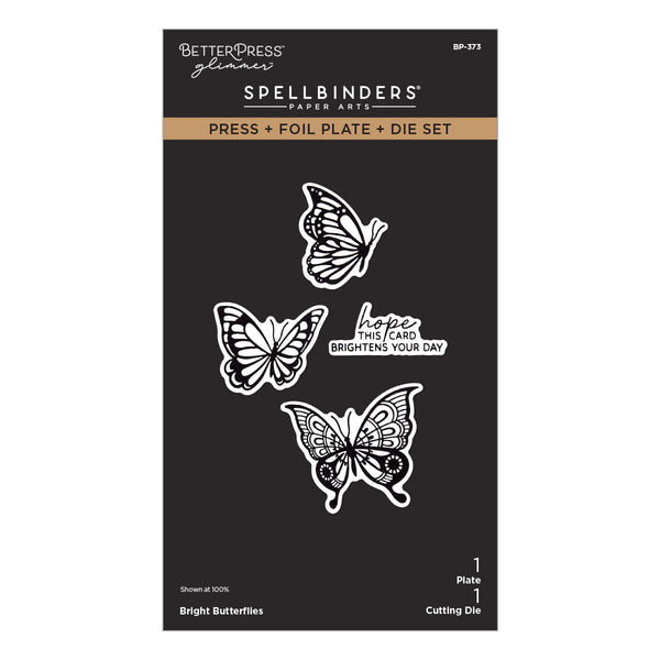 Bright Butterflies Press + Foil Plate & Die Set - 9/23 Consumer Launch