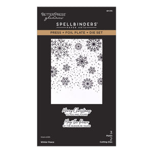 Winter Peace Press + Foil Plate & Die Set - 9/23 Consumer Launch