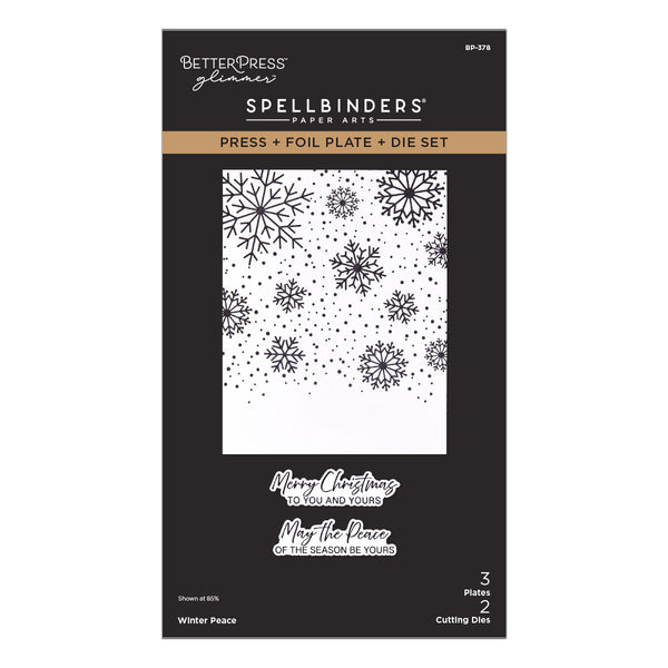 Winter Peace Press + Foil Plate & Die Set - 9/23 Consumer Launch