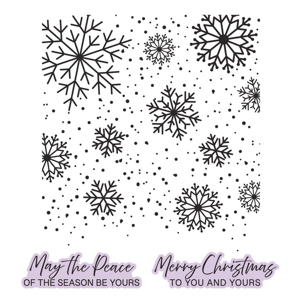 Winter Peace Press + Foil Plate & Die Set - 9/23 Consumer Launch
