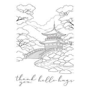 Scenic Kyoto Press + Foil Plates by Alex Syberia
