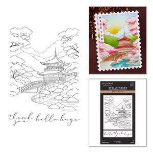 Scenic Kyoto Press + Foil Plates by Alex Syberia