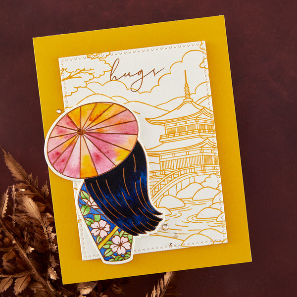 Scenic Kyoto Press + Foil Plates by Alex Syberia