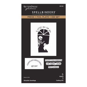 Ghoulish Greetings Press + Foil Plate & Die Set