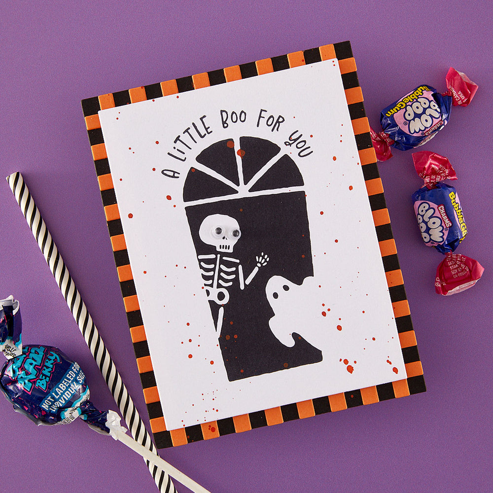 Ghoulish Greetings Press + Foil Plate & Die Set
