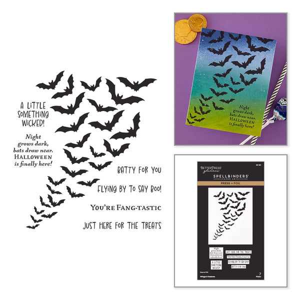 Winged Shadows Press & Foil Plates