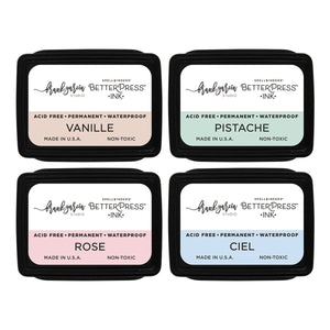 Blushing Macarons BetterPress Ink Mini Set and Reinkers Bundle by Frank Garcia