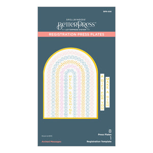 Arched Messages Registration Press + Foil Plate & Die Set