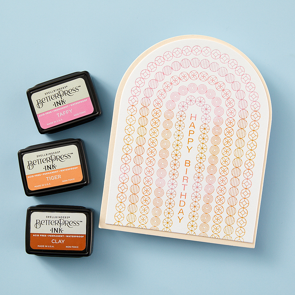 Arched Messages Registration Press + Foil Plate & Die Set