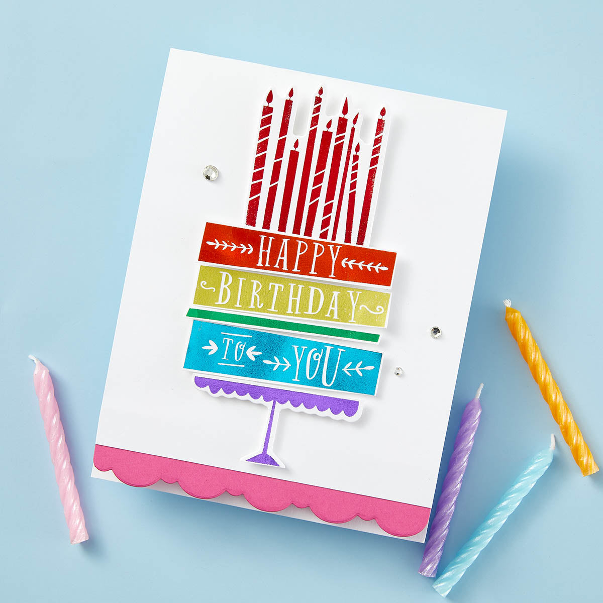 Birthday Layer Cake Press Plates & Die Set - BetterPress Society April 2024