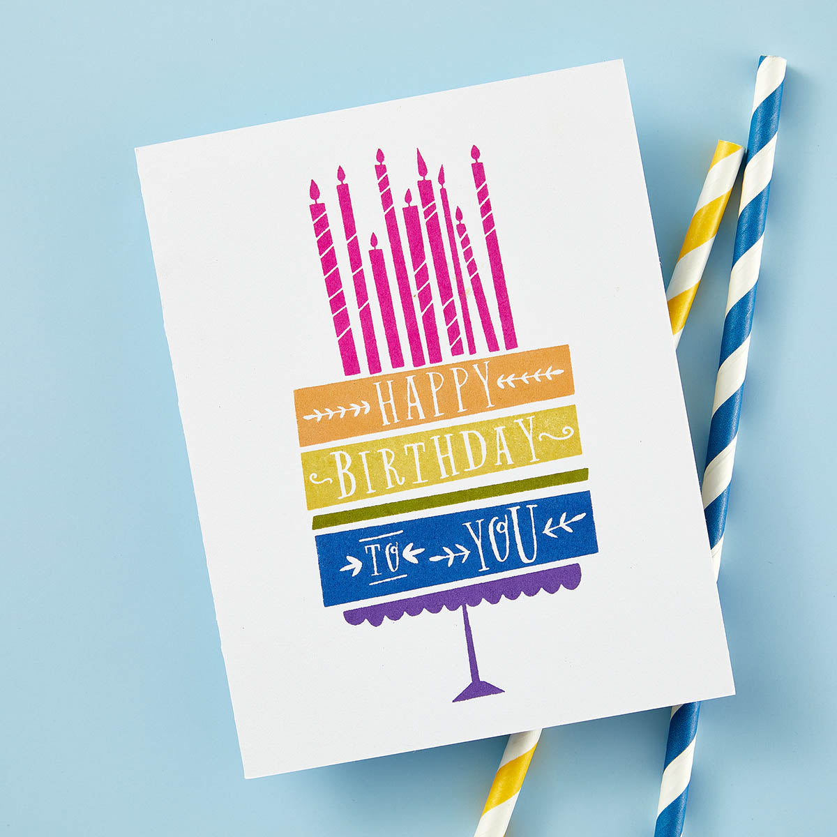 Birthday Layer Cake Press Plates & Die Set - BetterPress Society April 2024