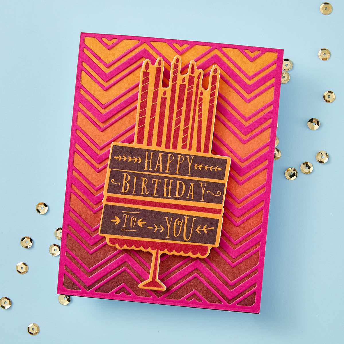 Birthday Layer Cake Press Plates & Die Set - BetterPress Society April 2024