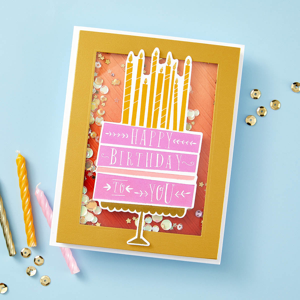 Birthday Layer Cake Press Plates & Die Set - BetterPress Society April 2024