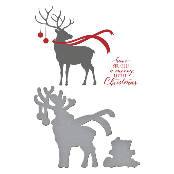 Dashing Reindeer Registration Press + Foil Plate & Die Set