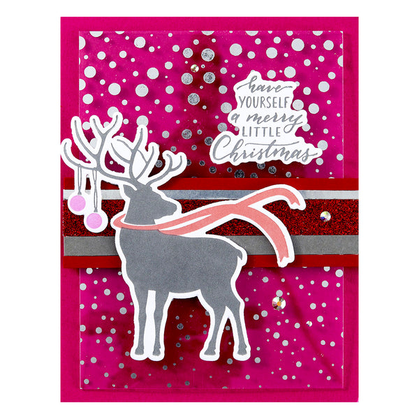 Dashing Reindeer Registration Press + Foil Plate & Die Set