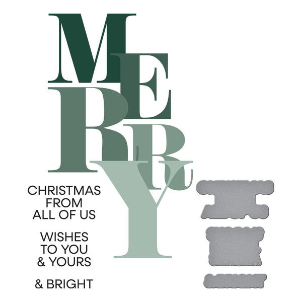 Color Mix Merry Registration Press + Foil Plates