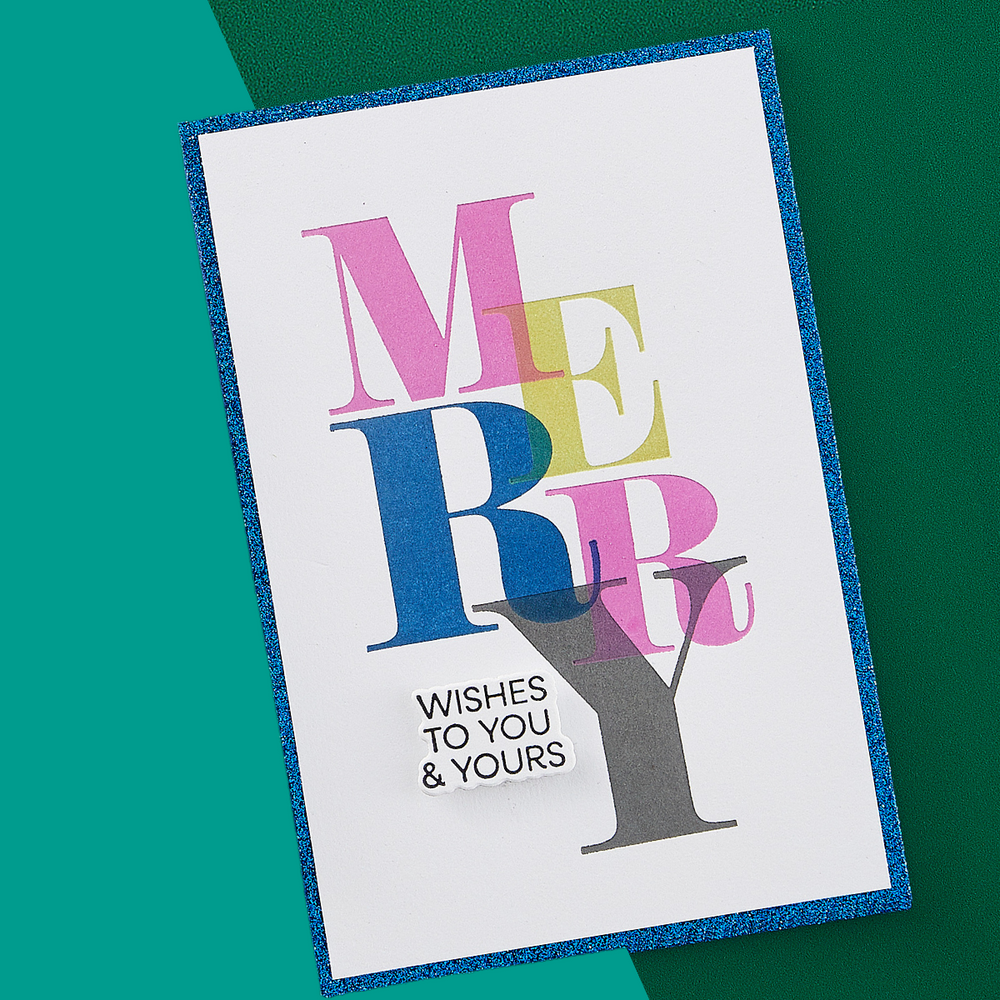 Color Mix Merry Registration Press Plates from the Home for the Holidays Collection