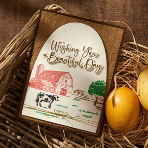 Farm Sweet Farm Registration Press + Foil Plate & Die Set by Justine Dvorak