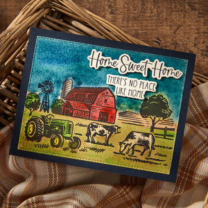 Farm Sweet Farm Registration Press + Foil Plate & Die Set by Justine Dvorak
