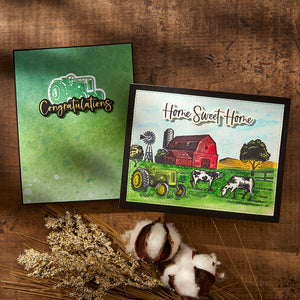 Farm Sweet Farm Registration Press + Foil Plate & Die Set by Justine Dvorak