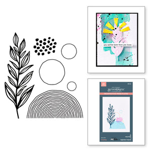 Flourishing Press + Foil Plate & Die Set by Dina Wakley