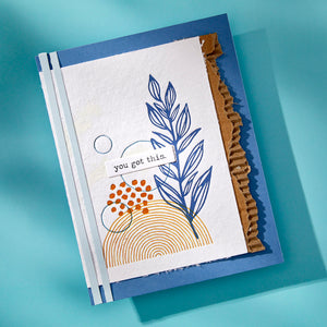 Flourishing Press + Foil Plate & Die Set by Dina Wakley