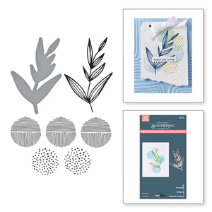 Growing Press + Foil Plate & Die Set by Dina Wakley