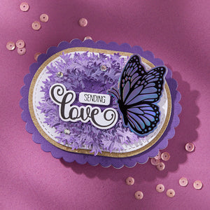 Butterfly Silhouettes Registration Press + Foil Plate & Die Set by Lisa Horton