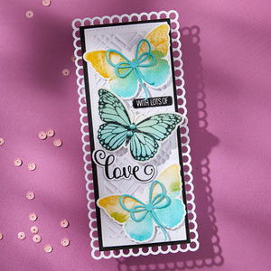 Butterfly Silhouettes Registration Press + Foil Plate & Die Set by Lisa Horton