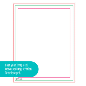 Journal Grid Registration Press + Foil Plates