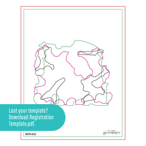 Happiest  Holidays Registration Press + Foil Plate by Yana Smakula