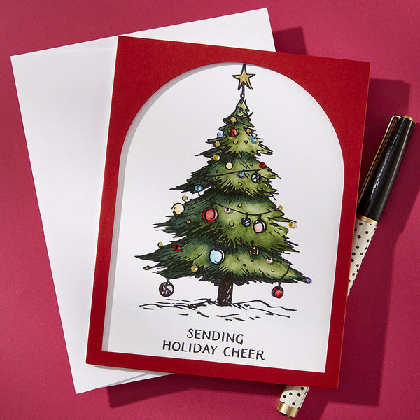Twinkle Bright Tree Registration Press + Foil Plates