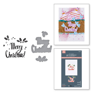 Starry Merry Christmas Registration Press + Foil Plate & Die Set by Dina Wakley