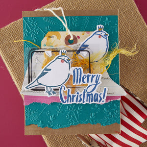 Starry Merry Christmas Registration Press + Foil Plate & Die Set by Dina Wakley