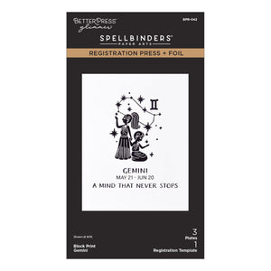 Block Print Gemini Registration Press + Foil Plate