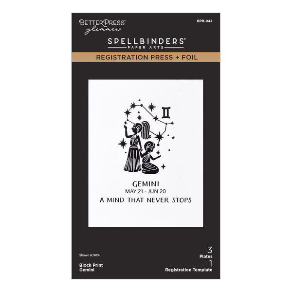 Block Print Gemini Registration Press + Foil Plate