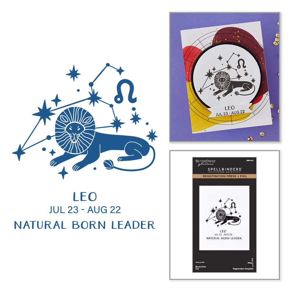 Block Print Leo Registration Press + Foil Plate