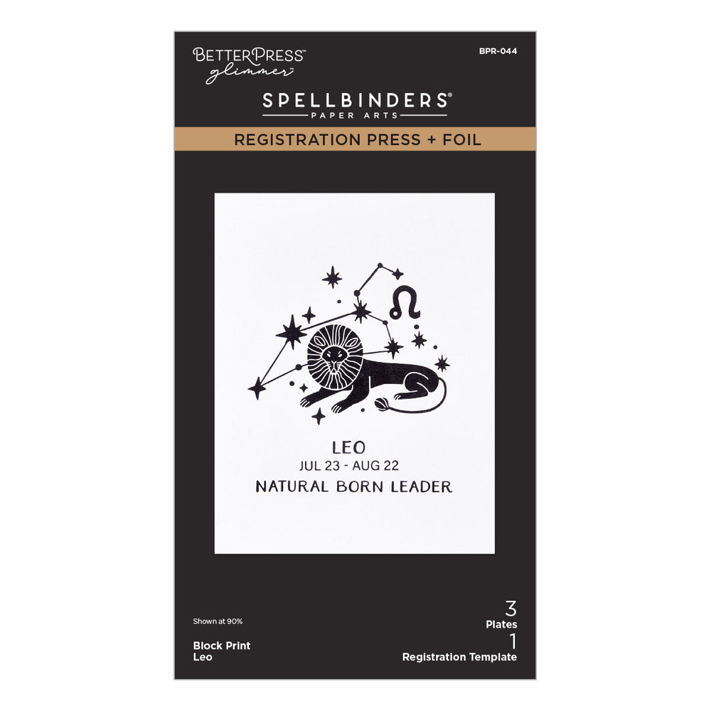Block Print Leo Registration Press + Foil Plate