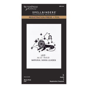 Block Print Leo Registration Press + Foil Plate